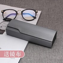 Glasses case for boys personality anti-pressure handmade myopia simple female anti-pressure portable Japanese universal