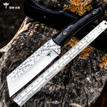 Wolf knife self-defense military knife forged wild survival tritium knife