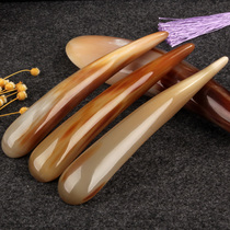  Bull horn acupuncture stick Universal Meridian V face Facial eye acupressure massage stick Beauty scraping tendon stick Female