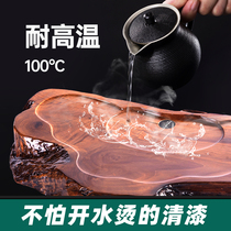 Tea tray paint special high temperature resistant wood varnish transparent waterproof solid wood tea table tea table coffee table anti-hot repair paint