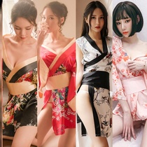 Sexy lingerie womens pajamas kimonos sexy hot passion suits teasing Japanese open gear free uniform temptation