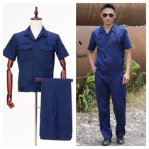 New summer breathable short sleeve tooling spare service Spring and Autumn long sleeve thick pants full-time suit