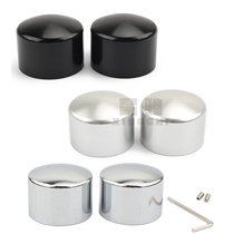 Suitable for Harley modified XL883 big gliding XL1200 fat boy X48 front axle decorative cover front axle cover front axle cover