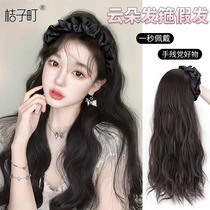 Wig female hair fever wig wig one natural semi-full head set simulation hair wig set