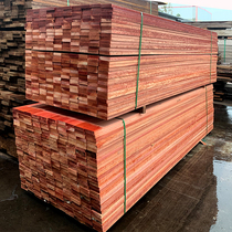 Pineapple grid anticorrosive wood outdoor floor solid wood board wooden plank road garden corridor frame column Willow eucalyptus wood board