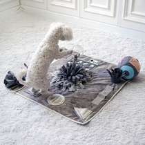 Smell mat cat toy self-hi to relieve boredom dog smell mat to amuse dog artifact dog alone pet cat puzzle blanket