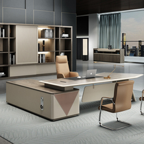 Boss desk Boss desk Simple modern presidents desk Office furniture General managers desk Large desk Single person