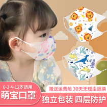Childrens masks female boys and children baby babies kindergarten special 3d three-dimensional children cute cartoon earmuffs