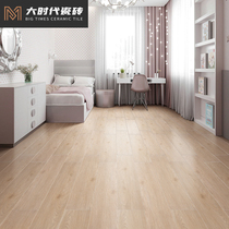 Japanese wood grain tile 200x1000 straight edge bedroom room imitation wood floor tile Living room non-slip imitation solid wood floor tile