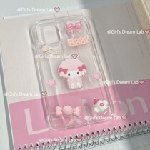 A glance at the million-year-old Piano cub Melody with the same cute Princess wind epoxy phone case ip12ip11