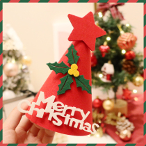 Cat Christmas headgear elk cute little dog hat bib pet saliva headgear funny holiday dress