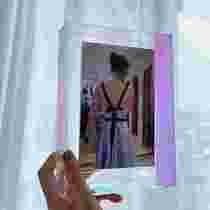 Dazzling Acrylic Photo Frame Creativity Magnetic Attraction Suspension Pendulum Table Hanging Wall Decoration Painting Frame 6 Inch 7 Inch Small Crowdtransparent Picture Frame