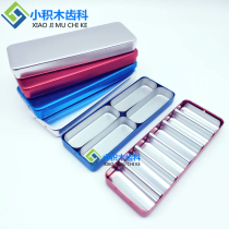 Dental oral material scaler cutter head placement box car needle disinfection box root canal file 4 grid multi-function disinfection box