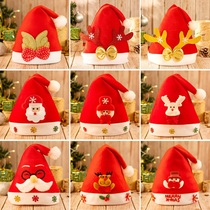 Christmas Caps Seniors Caps Red Adults Children Baby Nursery Events Party Festivals Small Heads Adorned With Gadget