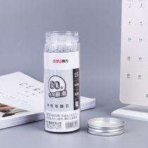 Deli S211 neutral pen replacement black 0 5mm students with full needle tube water refill office supplies carbon pen signature refill wholesale