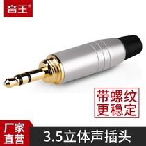 soundking sound king C43 3 5 male plug stereo welding head amplifier mixer Speaker Audio plug