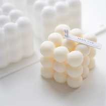 Man Yue Liulian mousse silicone mold DIY hand scented candle mold round ball silicone mold finished about 145 grams