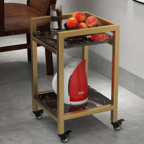 Mahjong table coffee table tea rack chess room dedicated light luxury simple mobile rock plate mahjong machine table next to small coffee table