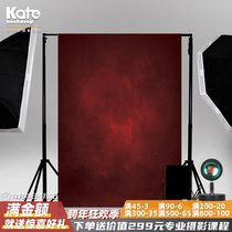 Kate photo background cloth oil painting red photography photo pet set retro photo background customization