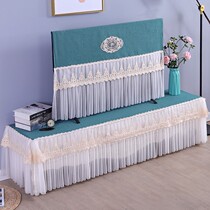 TV cover dust cover cover lace fabric 55 inch TV dust cloth TV cabinet cover cloth rectangular cover cloth rectangular cover towel