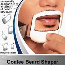 Mens Moustache Styling Mold Templating Care Combi temples Glamouche Prune Prune Trim Contour Tool Frame Beard Moulder