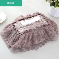European-style fabric towel set extraction paper sleeve living room car lace tissue towel box set Classic tissue cover