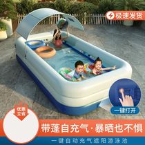 Swimming pool Household adult children baby pool Outdoor outdoor swimming bucket Large child bathtub Large inflatable