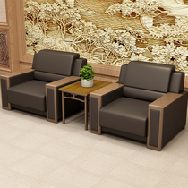 Office sofa reception modern minimalist single office guest leaders negotiate sofa coffee table set combination
