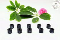 Plastic ruler yard circle round four teeth letter ruler code clothes hanger buckle colored ruler code buckle manufacturer direct