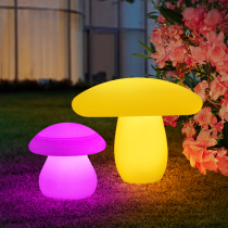 Outdoor Shining Mushroom Light Outdoor Garden Brightening Engineering Grass Terrace Lamp Waterproof Decorative Solar Landscape Courtyard Lamp