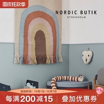 Spot Danish OYOY Nordic childrens room ins cartoon animal baby lion lion wool tapestry decoration