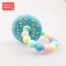 MamimamiHome Tooth Baby Doughnut Baby Silicone Toys Water Boiled Bite Soft