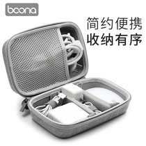 Bonna notebook power cord charger storage bag for Apple macbook air hard case pro protection