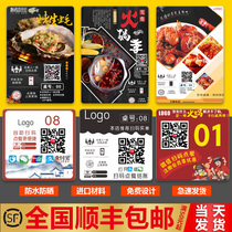 Acrylic logo table number stickers Restaurant creative stickers Table number stickers Digital scan code ordering two-dimensional code table stickers Brand code cards Seat cards Logo cards Elevator small advertising custom-made custom-made custom-made custom-made custom-made custom-made custom-made custom-made custom-made custom-made custom-made custom-made