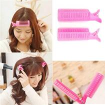 Net red air bangs curling hair tube lazy duckbill self-adhesive curling iron root fluffy hair curling hair curly hair artifact plastic