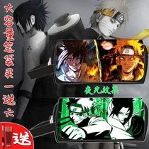 Animation peripheral stationery box Naruto luminous pencil bag Naruto Sasuke students male and female pen holder creative gift