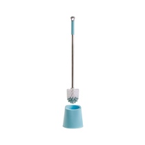 (Perfect score) with base stainless steel toilet brush no dead corner toilet brush toilet artifact