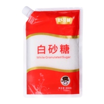 Shukoman white sugar 400g bag lid design carbonized sugar baking syrup sugar water fine white sugar drinking seasoning seasoning