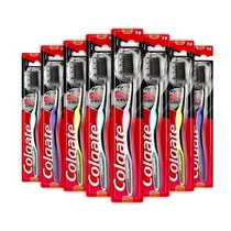  Colgate Fine charcoal Gingival Toothbrush 8 family pack Household value soft bristles Official