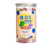 Lalai Ruibao has no added baby food supplement nutrition childrens noodles grain noodles fruit and vegetable butterfly noodles 200g
