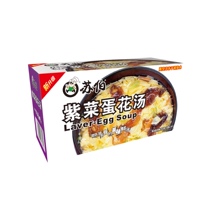 Suber instant soup seaweed egg soup 8G * 10 boxes of convenient food dormitory meal replacement full belly vegetable soup bag