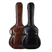 Folk guitar bag 41-inch guitar leather bag thickened shoulders waterproof wooden guitar backpack 40-inch piano bag piano box accessories