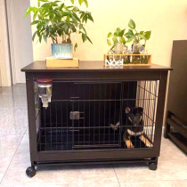 Wind pet wooden pet dog cage Indoor dog villa dog cage Medium-sized dog dog fence Household dog cat rabbit cage