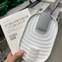 Japan SP original single self-retention recommended fried practical foldable pot cover shovel rack household kitchen shovel storage rack