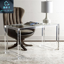Acrylic transparent entrance writing desk Nordic style bedroom dressing table modern simple computer desk