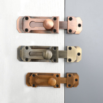 Free Punch Clear Fit Bolt Green Ancient Bronze Antique Antitheft Small Snap Latch Bolt Lock Eurostyle Window Retro Door Buckle Bolt