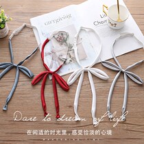  (Free collar rope)Solid color JK bow tie female Japanese student female summer small fresh student accessories small multi-color
