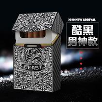 New 20-piece metal cigarette box soft hard pack aluminum alloy cigarette box set whole package portable men