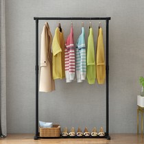 Clothes rack Princess style floor-to-ceiling simple clothes rack in the room Indoor small foldable balcony storage artifact
