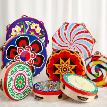 Hanfu photo location props Tambourine ancient style Chinese style Tang and Song style Dunhuang style Tambourine with streamers tassel accessories